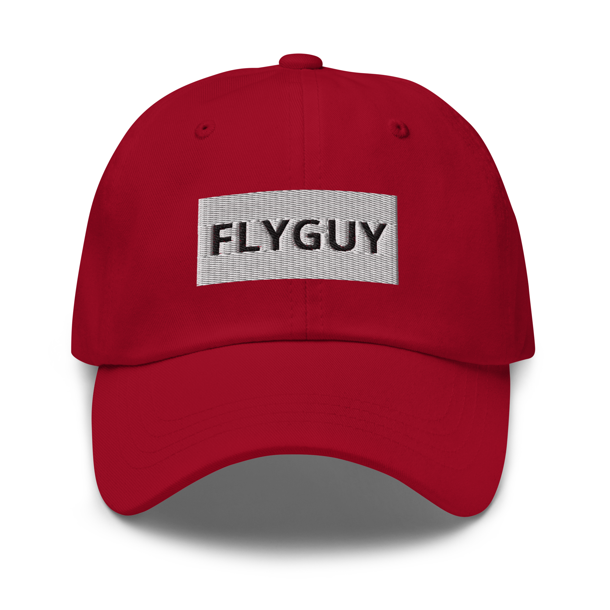 Flyguy Embroidered Dad Hat (White Box)