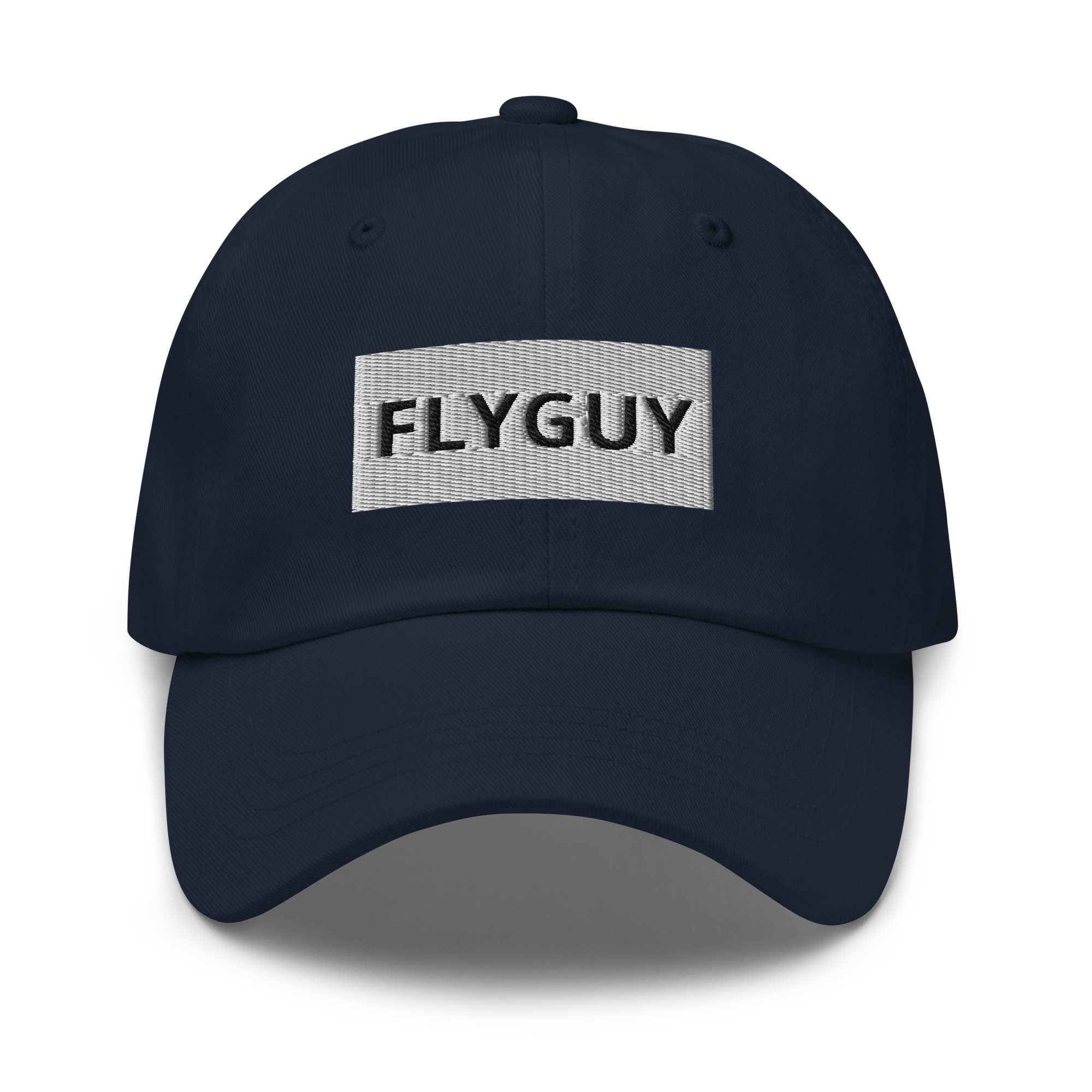 Flyguy Embroidered Dad Hat (White Box)