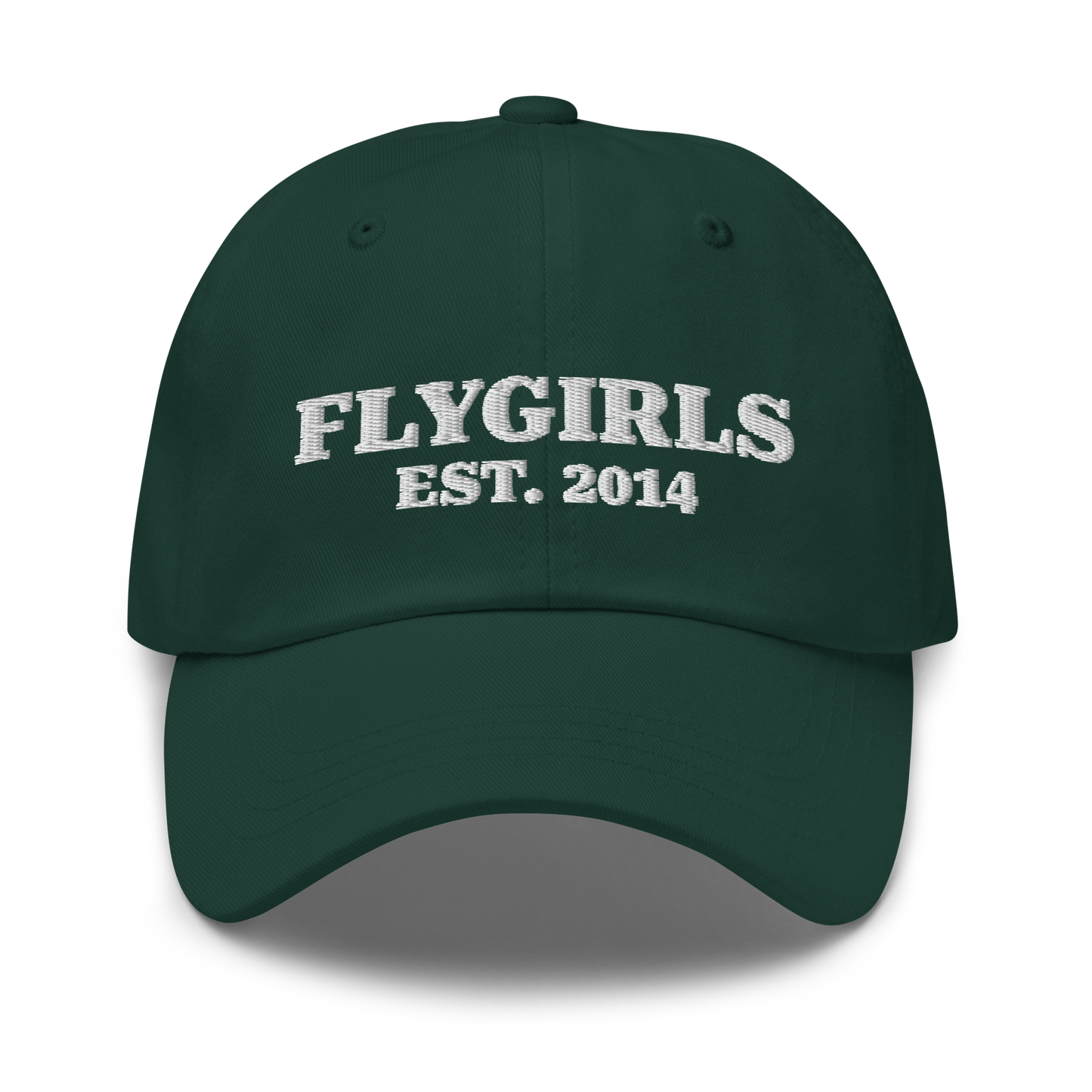 Flygirls Est. 2014 Embroidered Dad Hat (White Text)