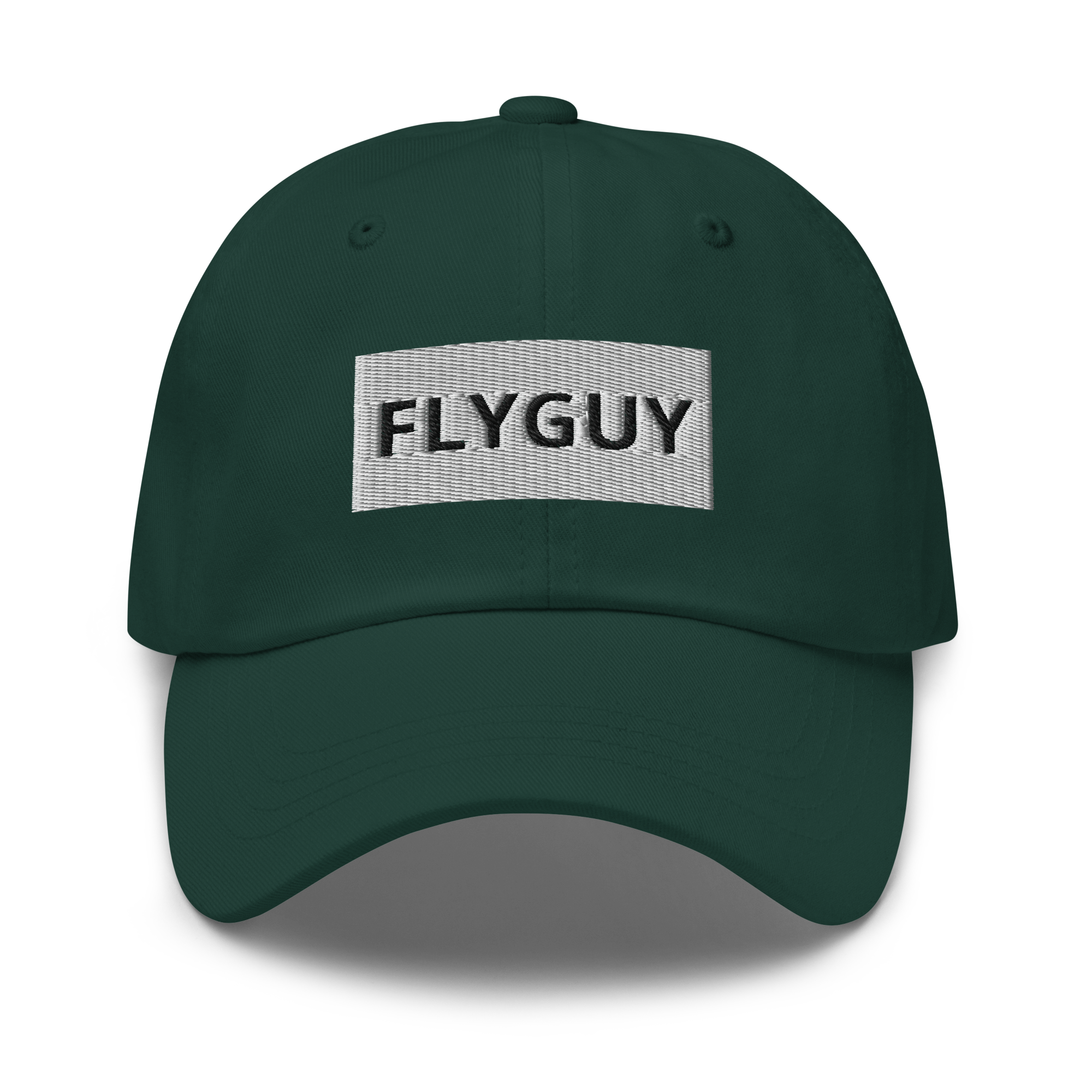 Flyguy Embroidered Dad Hat (White Box)