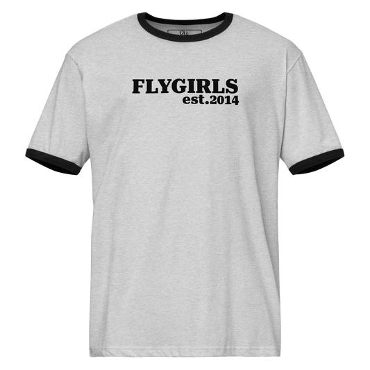 Flygirls Est 2014 Unisex Ringer Tee