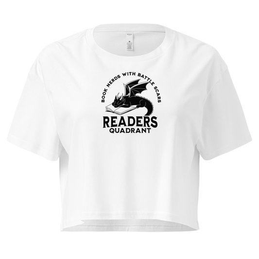 Readers Quadrant Battle Scars Women’s Crop Top (Black Dragon)