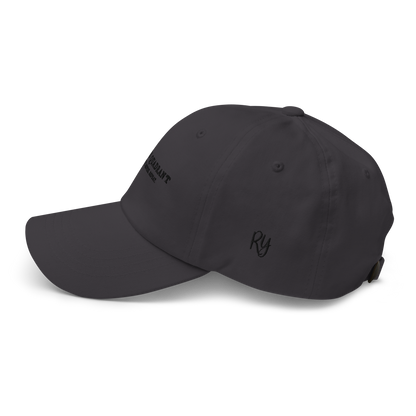 Writers Quadrant Embroidered Dad Hat (Black Text)