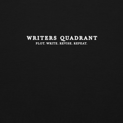 Writers Quadrant Unisex Crewneck Sweatshirt (White text)