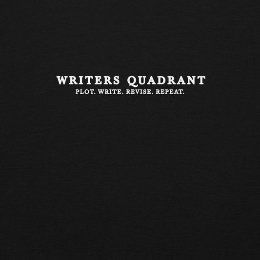 Writers Quadrant Unisex Crewneck Sweatshirt (White text)