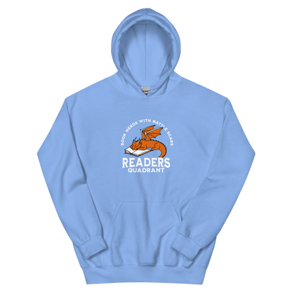Readers Quadrant Battle Scars Unisex Heavy Blend Hoodie (Orange Dragon)