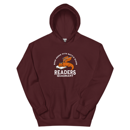 Readers Quadrant Battle Scars Unisex Heavy Blend Hoodie (Orange Dragon)