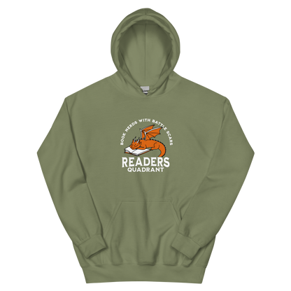 Readers Quadrant Battle Scars Unisex Heavy Blend Hoodie (Orange Dragon)