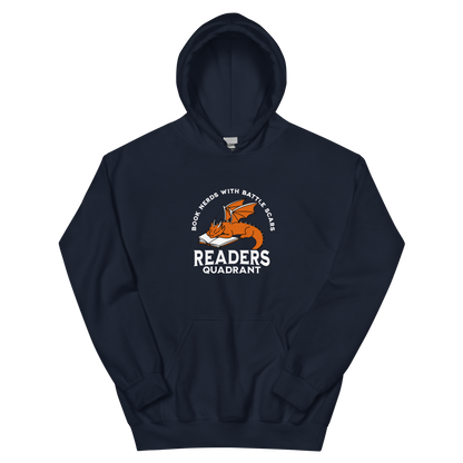 Readers Quadrant Battle Scars Unisex Heavy Blend Hoodie (Orange Dragon)