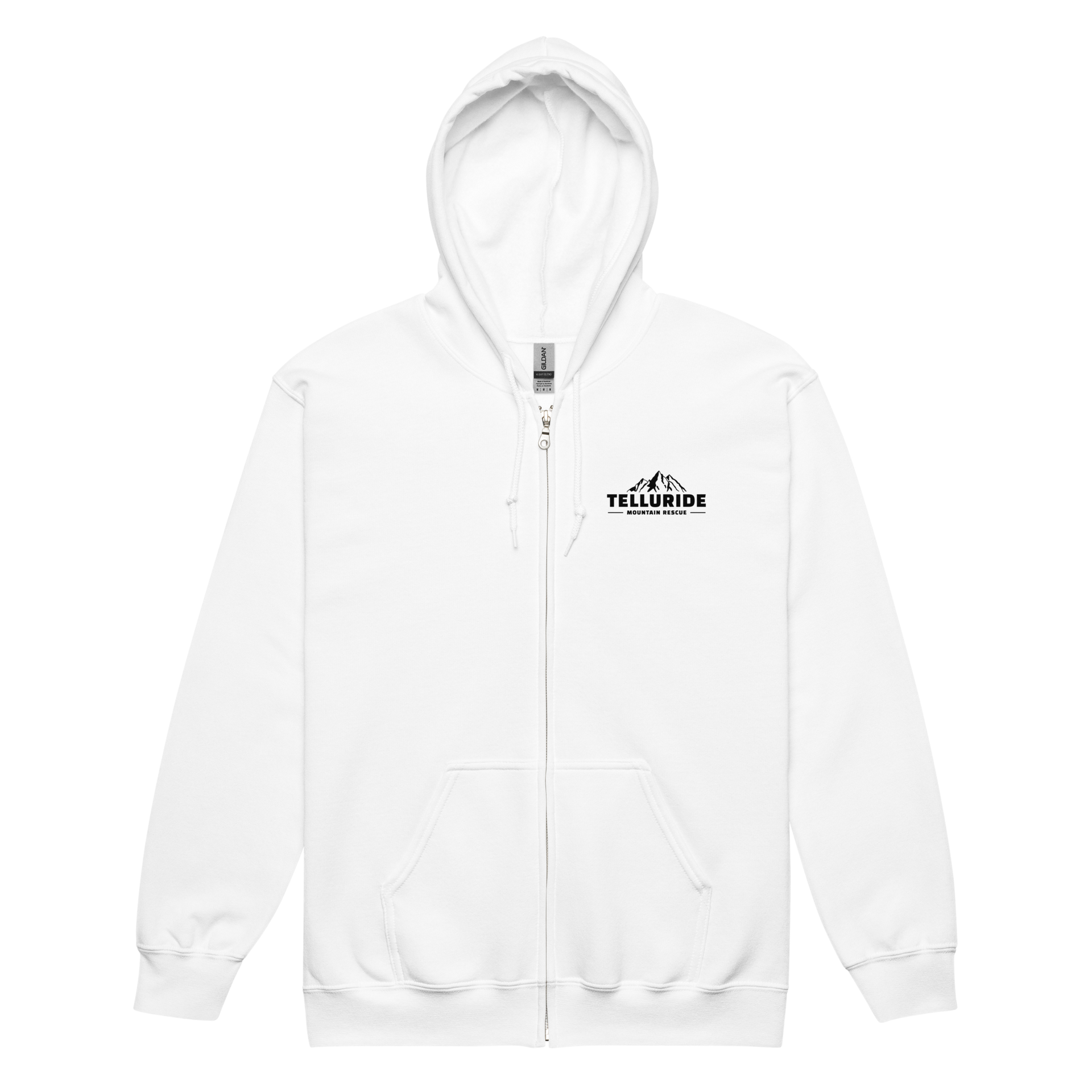 TLL Mountain Rescue Unisex Heavy Blend Full-Zip Hoodie with Back