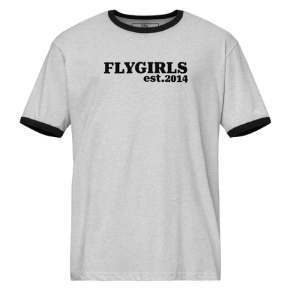 Flygirls Est 2014 Unisex Ringer Tee