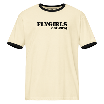 Flygirls Est 2014 Unisex Ringer Tee
