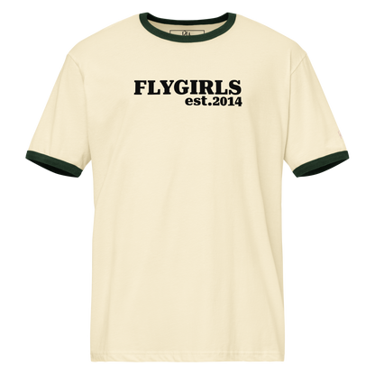 Flygirls Est 2014 Unisex Ringer Tee
