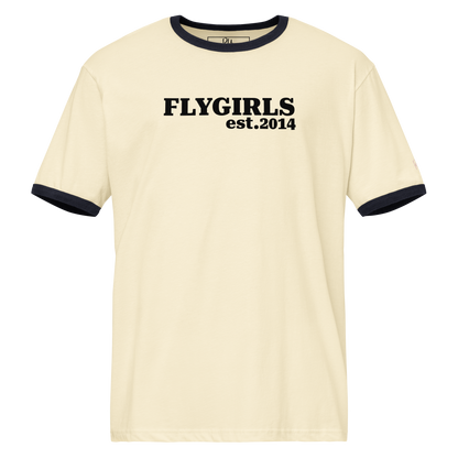 Flygirls Est 2014 Unisex Ringer Tee