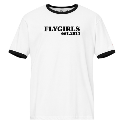 Flygirls Est 2014 Unisex Ringer Tee