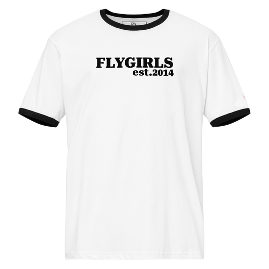 Flygirls Est 2014 Unisex Ringer Tee