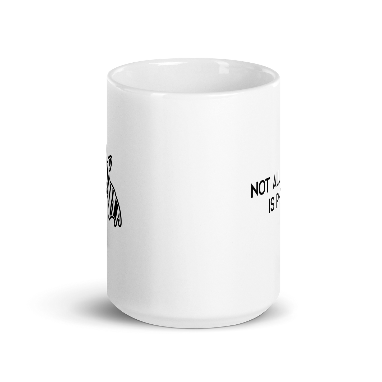 Zebra Dragon Glossy White 15 oz Mug