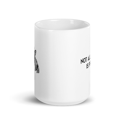Zebra Dragon Glossy White 15 oz Mug