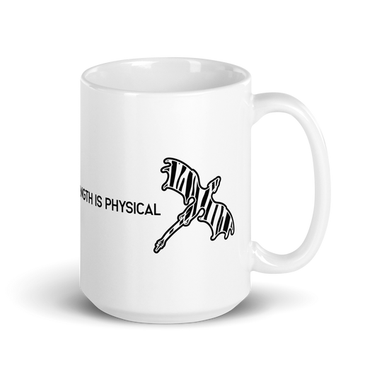 Zebra Dragon Glossy White 15 oz Mug