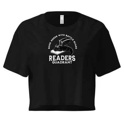 Readers Quadrant Battle Scars Women’s Crop Top (Black Dragon)