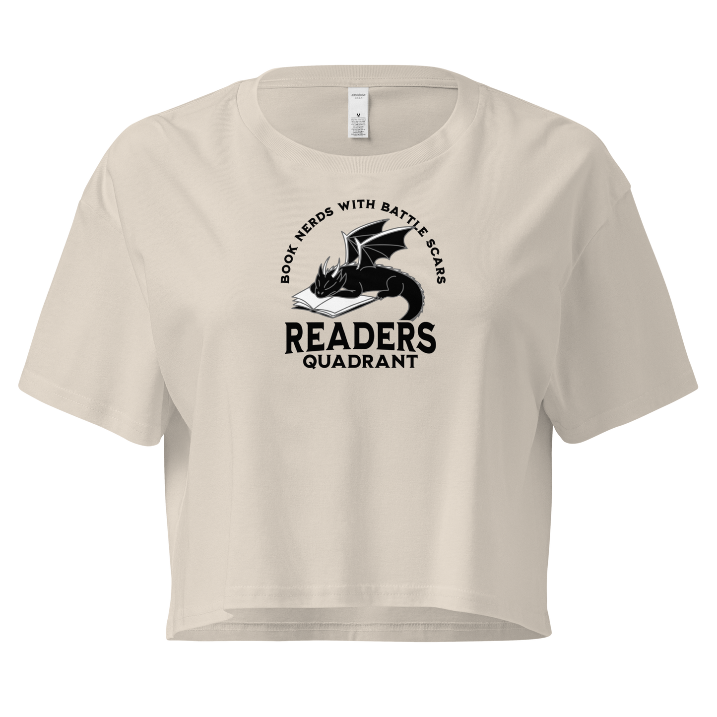 Readers Quadrant Battle Scars Women’s Crop Top (Black Dragon)
