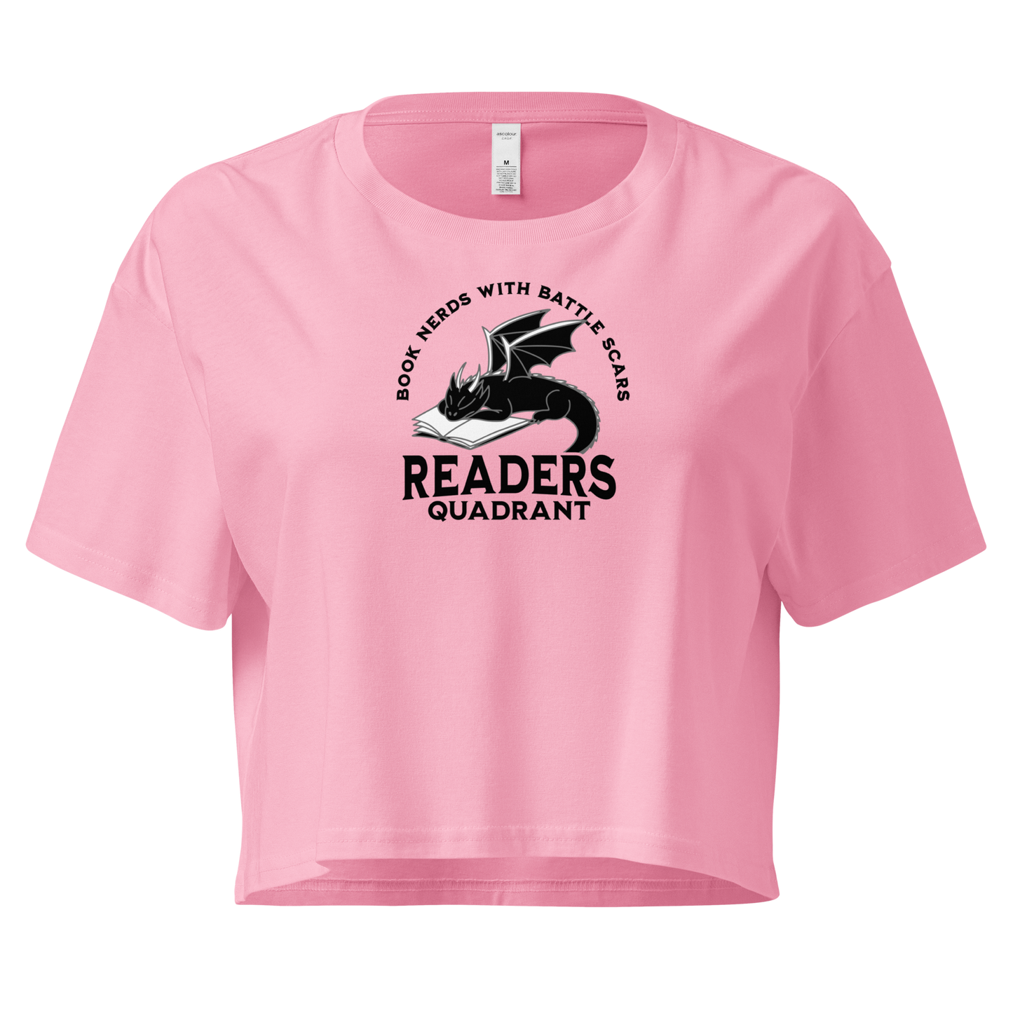 Readers Quadrant Battle Scars Women’s Crop Top (Black Dragon)