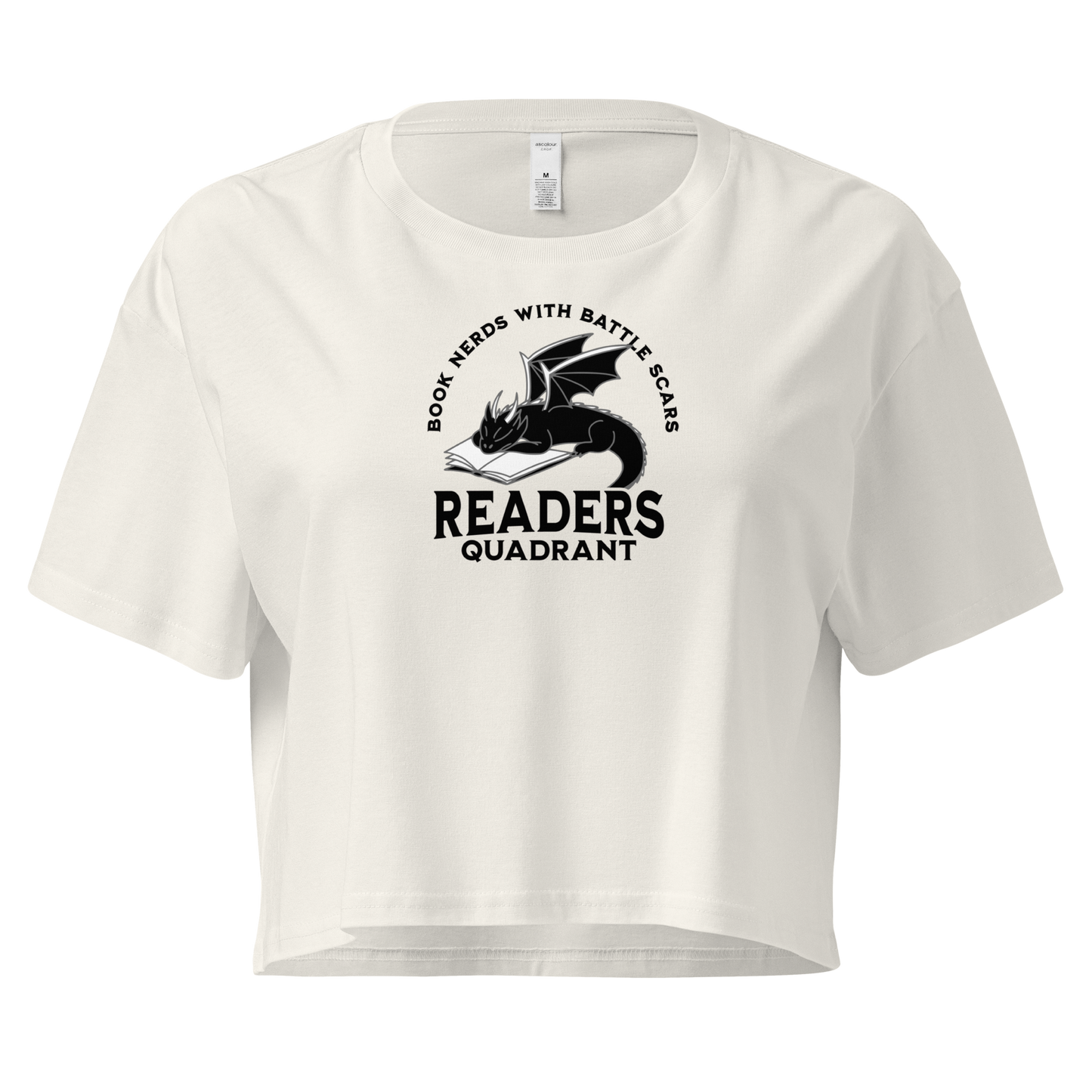 Readers Quadrant Battle Scars Women’s Crop Top (Black Dragon)