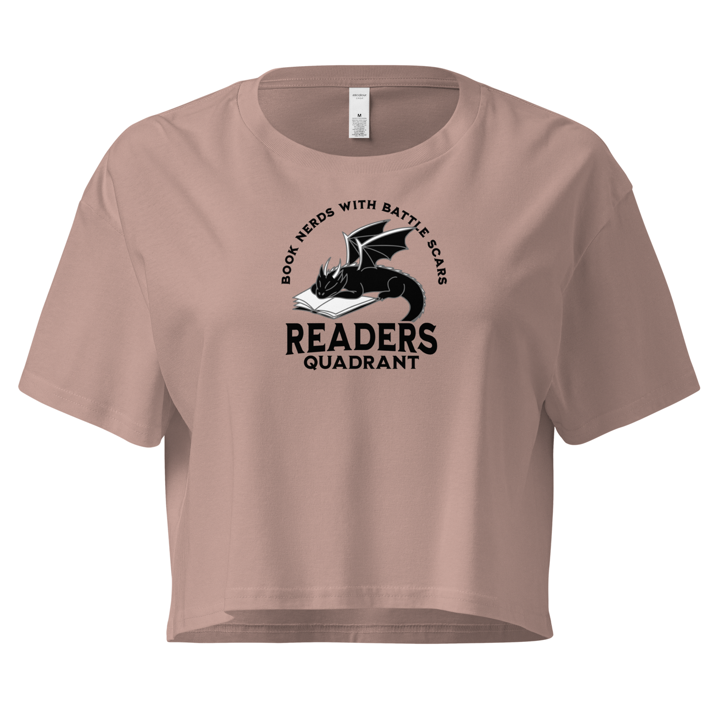 Readers Quadrant Battle Scars Women’s Crop Top (Black Dragon)