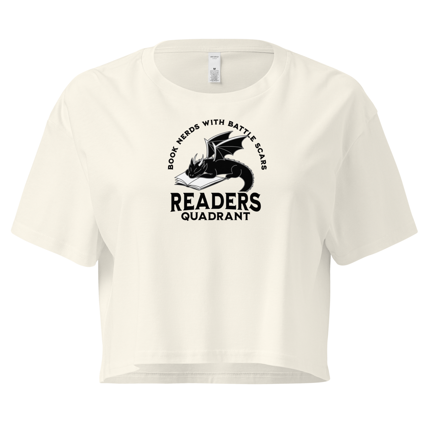 Readers Quadrant Battle Scars Women’s Crop Top (Black Dragon)