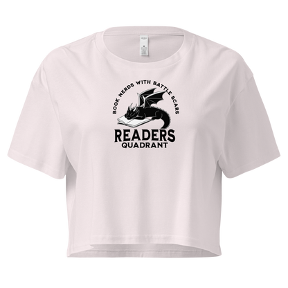 Readers Quadrant Battle Scars Women’s Crop Top (Black Dragon)