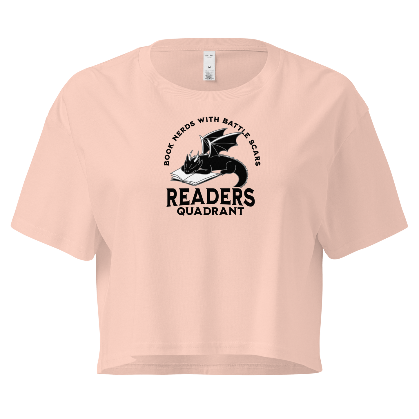 Readers Quadrant Battle Scars Women’s Crop Top (Black Dragon)